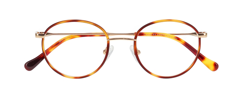 CharlesStone 30156 Brillestel (Form: Oval - Farve: Brun)