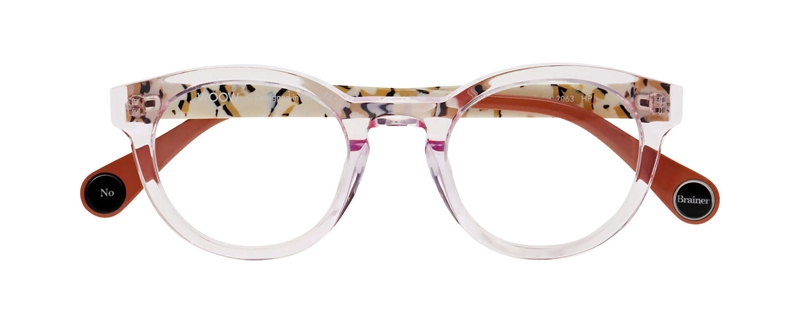 WooW NO BRAINER 1 Brillestel (Form: Panto - Farve: Pink)