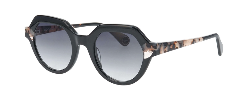 WooW SUPER FLAME 1 Solbrille (Form: Cat Eye - Farve: Sort)