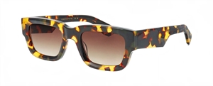 ProDesign FLINT Solbrille (Form: Firkantet - Farve: Brun)