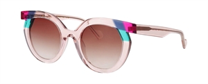 FaceAFace BLURED 1 Solbrille (Form: Panto - Farve: Pink)