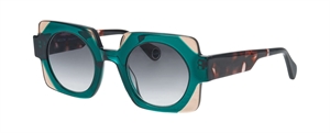 WooW SUPER TACTIC 2 Solbrille (Form: Rund - Farve: Grøn)