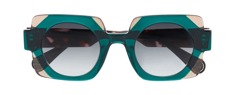 WooW SUPER TACTIC 2 Solbrille (Form: Rund - Farve: Grøn)