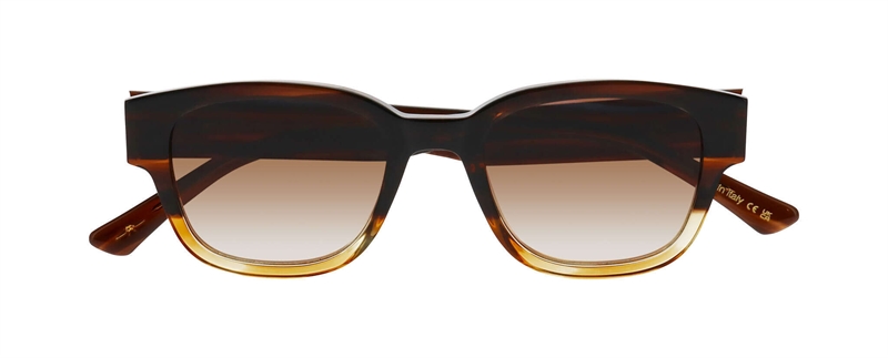 Kilsgaard ACETATE 07 SUN Solbrille (Form: Firkantet - Farve: Brun)