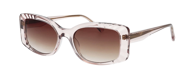 ProDesign STELLAR 2S Solbrille (Form: Firkantet - Farve: Rød)