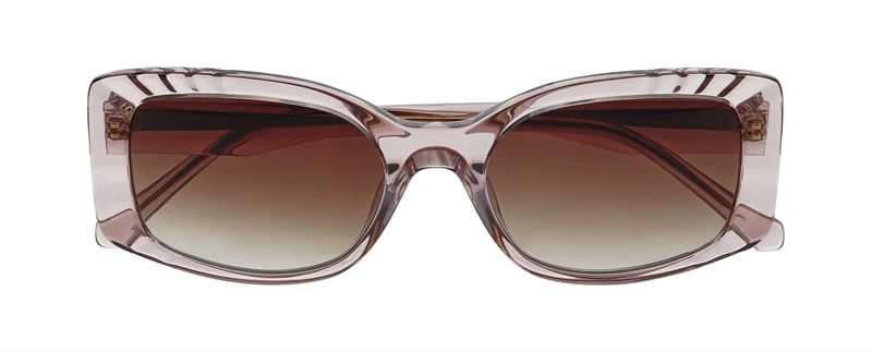 ProDesign STELLAR 2S Solbrille (Form: Firkantet - Farve: Rød)