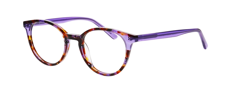 Nifties NI9526 Brillestel (Form: Oval - Farve: Lilla)