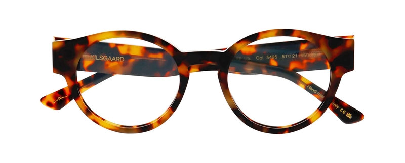 Kilsgaard ACETATE 10 L Brillestel (Form: Rund - Farve: Brun)