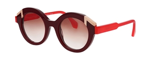 FaceAFace FUSED 2 Solbrille (Form: Panto - Farve: Rød)
