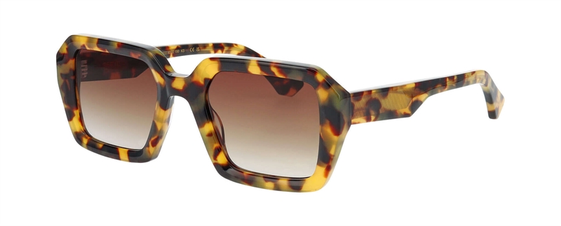 ProDesign BERYL Solbrille (Form: Firkantet - Farve: Brun)