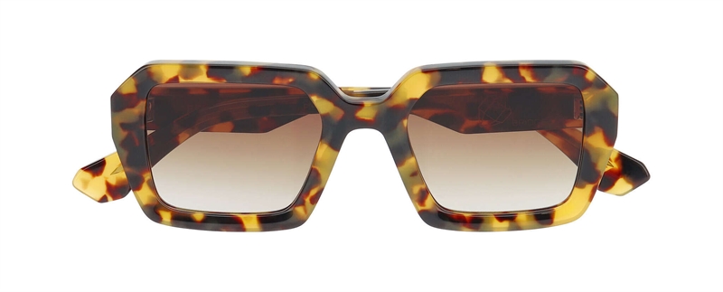 ProDesign BERYL Solbrille (Form: Firkantet - Farve: Brun)