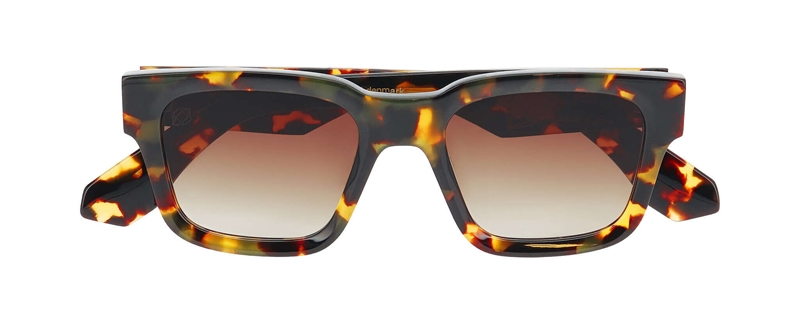 ProDesign IRON Solbrille (Form: Firkantet - Farve: Brun)