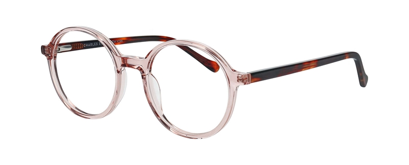 CharlesStone 30159 Brillestel (Form: Rund - Farve: Pink)