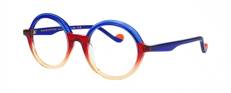 FaceAFace NIJJI 2 Brillestel (Form: Rund - Farve: Blå)