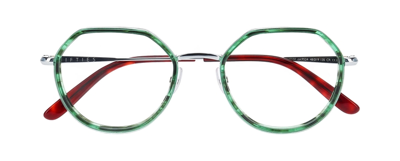 Nifties NI8550 Brillestel (Form: Firkantet - Farve: Grøn)