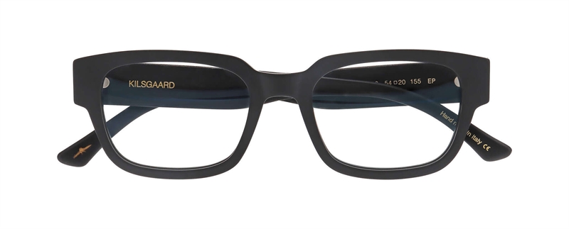Kilsgaard ACETATE 09 Brillestel (Form: Firkantet - Farve: Sort)
