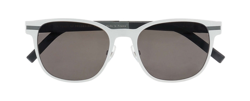 ProDesign ALUCORNER 1 Solbrille (Form: Firkantet - Farve: Sølv)