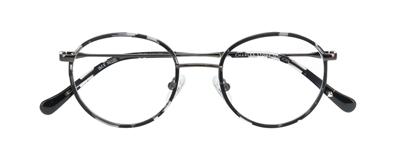 CharlesStone 30156 Brillestel (Form: Oval - Farve: Sort)