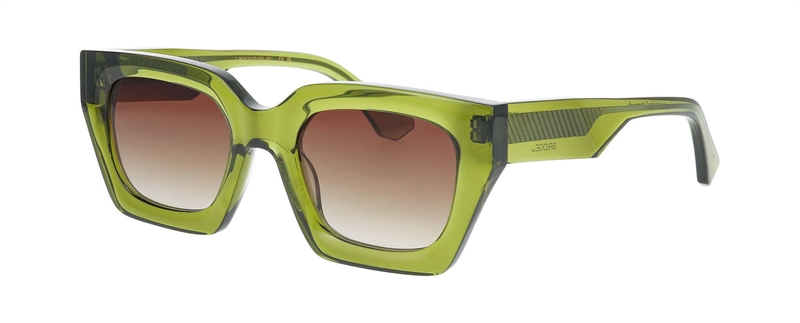 ProDesign ICE Solbrille (Form: Firkantet - Farve: Grøn)