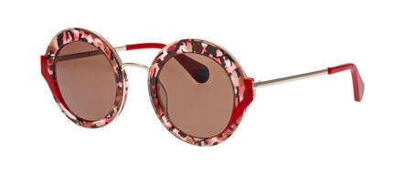 WooW SUPER FUNKY 1 Solbrille (Form: Rund - Farve: Rød)
