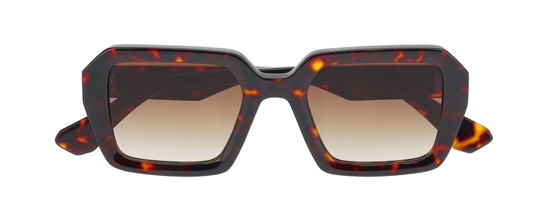ProDesign BERYL Solbrille (Form: Firkantet - Farve: Brun)