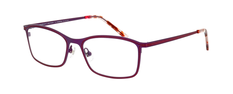 ProDesign LINED 1 Brillestel (Form: Firkantet - Farve: Lilla)