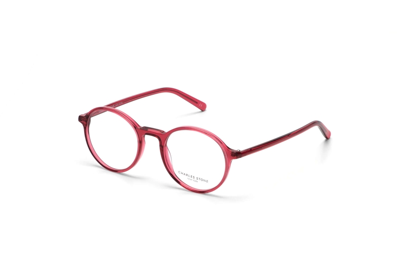 CharlesStone 30117 Brillestel (Form: Rund - Farve: Pink)