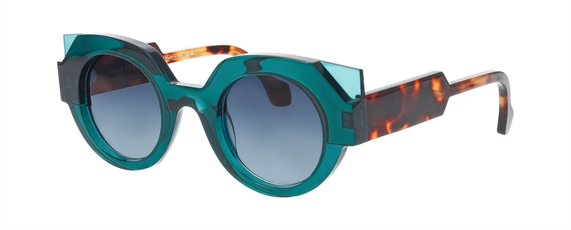 FaceAFace SCREEN 1 Solbrille (Form: Panto - Farve: Blå)