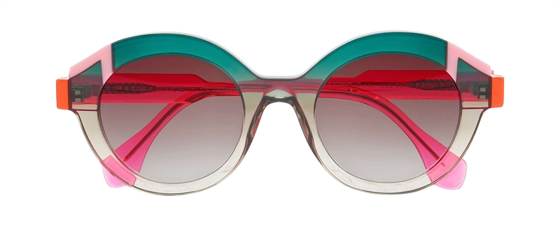 FaceAFace FUSED 2 Solbrille (Form: Panto - Farve: Grøn)