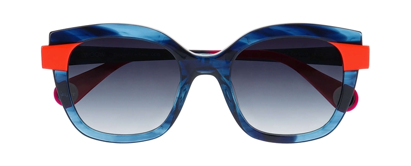 WooW SUPER DICE 1 Solbrille (Form: Firkantet - Farve: Blå)