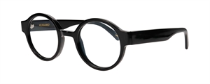 Kilsgaard ACETATE 01 Brillestel (Form: Rund - Farve: Sort)