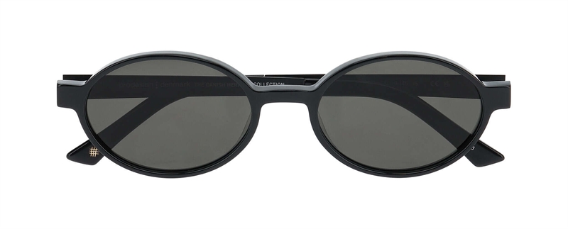 ProDesign EXTRUSION 8 S Solbrille (Form: Oval - Farve: Sort)