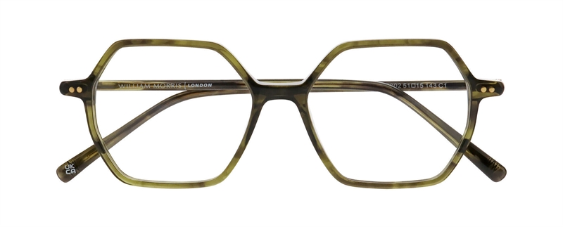WilliamMorris 50302 Brillestel (Form: Firkantet - Farve: Grøn)