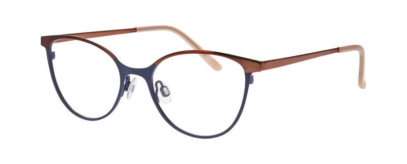 Nifties NI8539 Brillestel (Form: Cat Eye - Farve: Blå)
