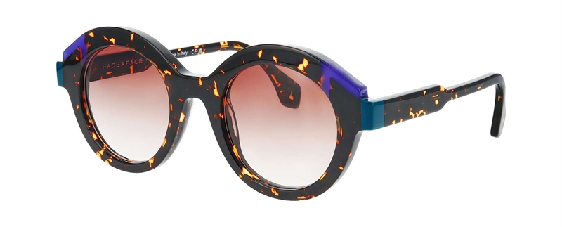 FaceAFace FUSED 2 Solbrille (Form: Panto - Farve: Brun)