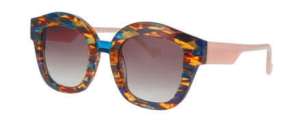 FaceAFace FLOW 2 Solbrille (Form: Firkantet - Farve: Blå)