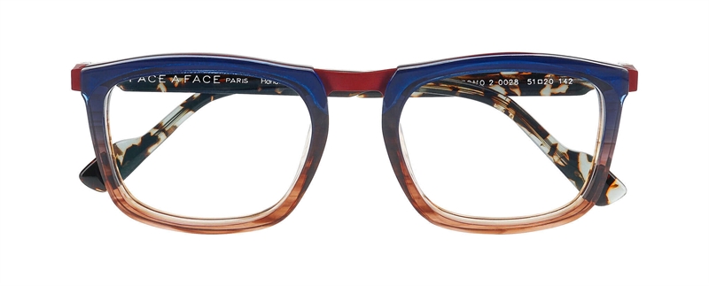 FaceAFace OTOMO 2 Brillestel (Form: Firkantet - Farve: Rød)