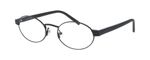 Inface PSST Brillestel (Form: Oval - Farve: Sort)