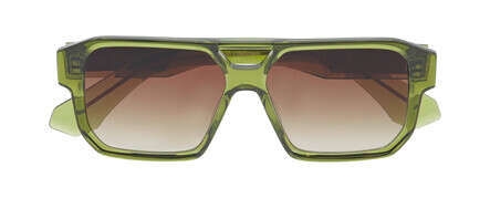 ProDesign COAL Solbrille (Form: Firkantet - Farve: Grøn)