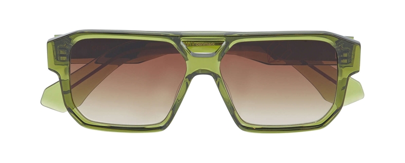 ProDesign COAL Solbrille (Form: Firkantet - Farve: Grøn)