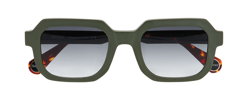 WooW SUPER GAMER 2 Solbrille (Form: Firkantet - Farve: Grøn)