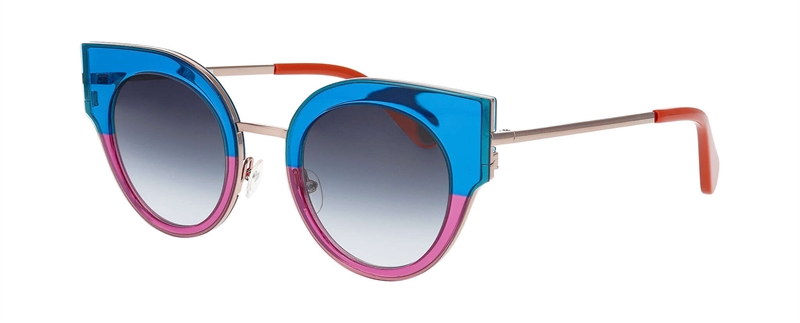 WooW SUPER UP Solbrille (Form: Cat Eye - Farve: Blå)