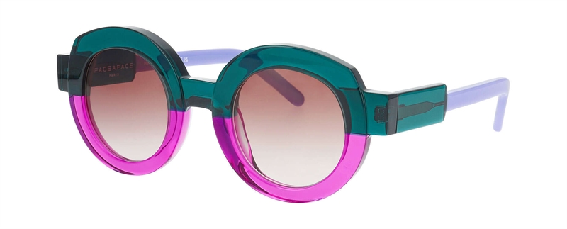 FaceAFace INFLATE 1 Solbrille (Form: Rund - Farve: Blå)