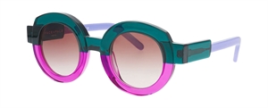 FaceAFace INFLATE 1 Solbrille (Form: Rund - Farve: Blå)