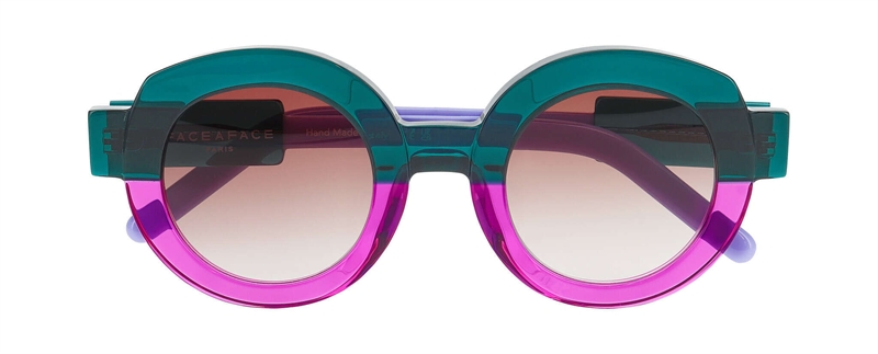 FaceAFace INFLATE 1 Solbrille (Form: Rund - Farve: Blå)