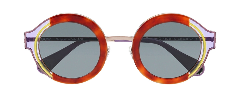 WooW SUPER RUNNER 1 Solbrille (Form: Rund - Farve: Brun)