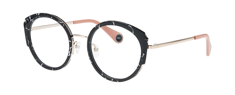 WooW FAIR PLAY 1 Brillestel (Form: Rund - Farve: Sort)