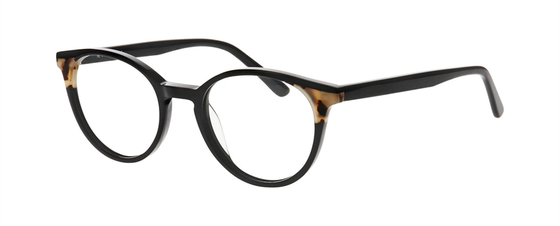 Nifties NI9526 Brillestel (Form: Oval - Farve: Sort)
