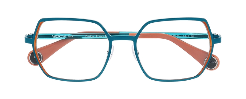 WooW GO FURTHER 2 Brillestel (Form: Firkantet - Farve: Blå)