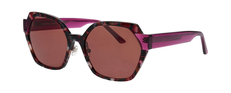 ProDesign SOL 1 S Solbrille (Form: Firkantet - Farve: Lilla)